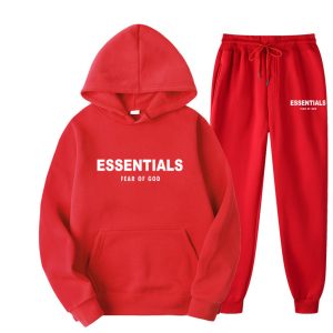 Pull Essentials survêtement rouge