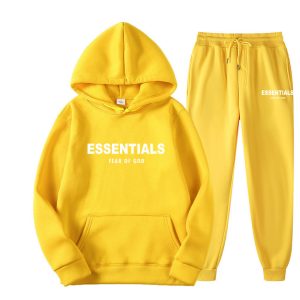 Essentials jaune Sweat à capuche