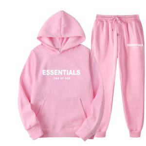 Essentials rose Sweat à capuche
