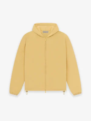 Veste Essentials à fermeture éclair intégrale, couleur toscane clair