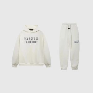 Essentials Fraternity Tracksuit Off White