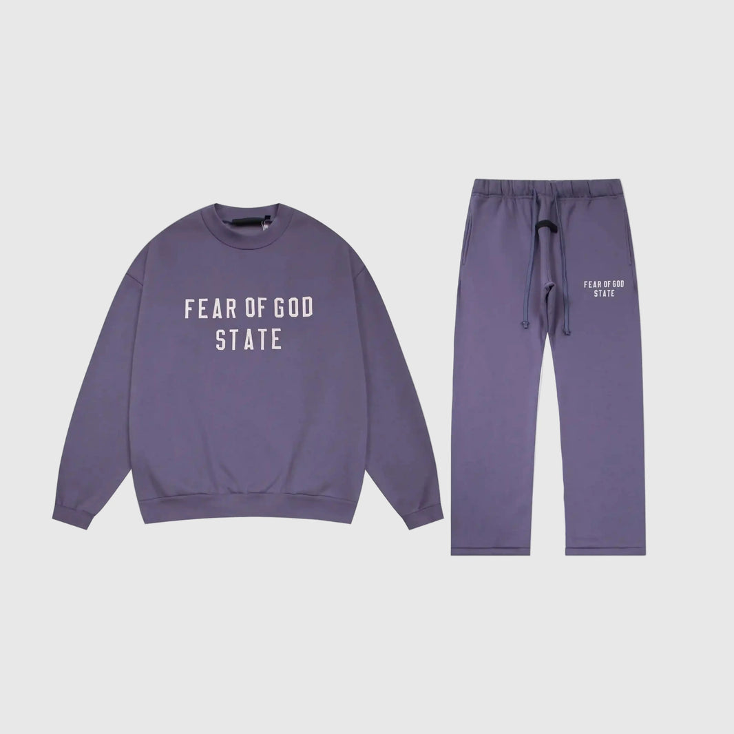 Essentials State Tracksuit Purple Ink Essentials State Tracksuit Purple Ink