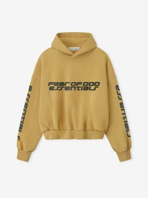 Cropped Relaxed Essentials Hoodie